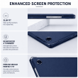 Samsung Galaxy Tab A11 8.7 Inch (SM-X133 / SM-X134 / SM-X135) Trifold PU Leather Cover Flip Case &ndash; Blue | iCare