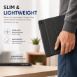 Samsung Galaxy Tab A11+ 11 Inch (SM-X230 / SM-X236 / SM-X237 / SM-X238) Trifold PU Leather Flip Cover Case &ndash; Samsung Galaxy Tab A11+ Black | iCare