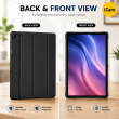 Samsung Galaxy Tab A11+ 11 Inch (SM-X230 / SM-X236 / SM-X237 / SM-X238) Trifold PU Leather Flip Cover Case &ndash; Samsung Galaxy Tab A11+ Black | iCare