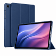 Samsung Galaxy Tab A11+ 11 Inch (SM-X230 / SM-X236 / SM-X237 / SM-X238) Trifold PU Leather Flip Cover Case &ndash; Samsung Galaxy Tab A11+ Blue | iCare