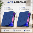 Samsung Galaxy Tab A11+ 11 Inch (SM-X230 / SM-X236 / SM-X237 / SM-X238) Trifold PU Leather Flip Cover Case &ndash; Samsung Galaxy Tab A11+ Blue | iCare