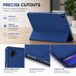 Samsung Galaxy Tab A11+ 11 Inch (SM-X230 / SM-X236 / SM-X237 / SM-X238) Trifold PU Leather Flip Cover Case &ndash; Samsung Galaxy Tab A11+ Blue | iCare