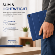 Samsung Galaxy Tab A11+ 11 Inch (SM-X230 / SM-X236 / SM-X237 / SM-X238) Trifold PU Leather Flip Cover Case &ndash; Samsung Galaxy Tab A11+ Blue | iCare