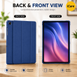 Samsung Galaxy Tab A11+ 11 Inch (SM-X230 / SM-X236 / SM-X237 / SM-X238) Trifold PU Leather Flip Cover Case &ndash; Samsung Galaxy Tab A11+ Blue | iCare