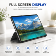 Samsung Galaxy Tab A9 8.7 Inch (SM-X110 / SM-X115 / SM-X116 / SM-X117) | Trifold PU Leather Cover Flip Case &ndash; Black | iCare
