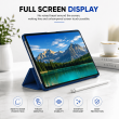 Samsung Galaxy Tab A9 8.7 Inch (SM-X110 / SM-X115 / SM-X116 / SM-X117) | Trifold PU Leather Cover Flip Case &ndash; Blue | iCare
