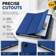 Samsung Galaxy Tab A9 8.7 Inch (SM-X110 / SM-X115 / SM-X116 / SM-X117) | Trifold PU Leather Cover Flip Case &ndash; Blue | iCare