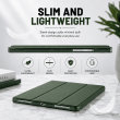 Samsung Galaxy Tab A9 8.7 Inch (SM-X110 / SM-X115 / SM-X116 / SM-X117) | Trifold PU Leather Cover Flip Case &ndash; Green | iCare