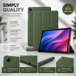 Samsung Galaxy Tab A9+ 11 Inch (SM-X210 / SM-X215 LTE / SM-X216 5G) Trifold PU Leather Cover with Auto Sleep/Wake &ndash; Samsung Galaxy Tab A9+ Green | iCare
