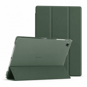 Smart Case for Samsung Galaxy Tab A8 10.5" &ndash; Trifold Stand Cover with Auto Sleep/Wake &amp; Shockproof TPU Back (SM-X200, SM-X205, SM-X206) &ndash; Green | iCare