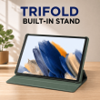 Smart Case for Samsung Galaxy Tab A8 10.5" &ndash; Trifold Stand Cover with Auto Sleep/Wake &amp; Shockproof TPU Back (SM-X200, SM-X205, SM-X206) &ndash; Green | iCare
