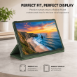Smart Case for Samsung Galaxy Tab A8 10.5" &ndash; Trifold Stand Cover with Auto Sleep/Wake &amp; Shockproof TPU Back (SM-X200, SM-X205, SM-X206) &ndash; Green | iCare