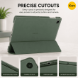 Smart Case for Samsung Galaxy Tab A8 10.5" &ndash; Trifold Stand Cover with Auto Sleep/Wake &amp; Shockproof TPU Back (SM-X200, SM-X205, SM-X206) &ndash; Green | iCare