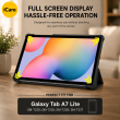 Smart Case for Samsung Galaxy Tab A7 Lite 8.7" &ndash; Trifold Stand Cover with Auto Sleep/Wake &amp; Shockproof TPU Back (SM-T220, SM-T225, SM-T227) &ndash; Galaxy Tab A7 Black | iCare