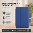 Smart Case for Samsung Galaxy Tab A7 Lite 8.7" &ndash; Trifold Stand Cover with Auto Sleep/Wake &amp; Shockproof TPU Back (SM-T220, SM-T225, SM-T227) &ndash; Galaxy Tab A7 Blue | iCare