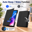 Smart Case for Samsung Galaxy Tab S10 Lite 10.9" &ndash; Trifold Stand Cover with Auto Sleep/Wake &amp; S Pen Slot (SM-X400, SM-X406B) &ndash; Galaxy Tab S10 Lite Black | iCare