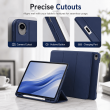 Smart Case for Samsung Galaxy Tab S10 Lite 10.9" &ndash; Trifold Stand Cover with Auto Sleep/Wake &amp; S Pen Slot (SM-X400, SM-X406B) &ndash; Galaxy Tab S10 Lite Blue | iCare