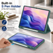 Smart Case for Samsung Galaxy Tab S10 Lite 10.9" &ndash; Trifold Stand Cover with Auto Sleep/Wake &amp; S Pen Slot (SM-X400, SM-X406B) &ndash; Galaxy Tab S10 Lite Green | iCare