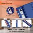 Smart Case for Samsung Galaxy Tab S9 FE 10.9" &ndash; Trifold Stand Cover with Auto Sleep/Wake &amp; S Pen Slot (SM-X510, SM-X516B) &ndash; Samsung Galaxy Tab S9 FE Blue | iCare