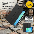 Samsung Galaxy Tab S10 FE+ 13.1 Inch Case (SM-X620/SM-X626B) Smart Flip Cover with Auto Sleep/Wake &ndash; Black | iCare