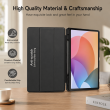Smart Case for Samsung Galaxy Tab S7 FE 12.4" &ndash; Trifold Stand Cover with Auto Sleep/Wake &amp; S Pen Slot (SM-T730, SM-T733, SM-T736B) &ndash; Samsung Galaxy Tab S7 FE Black | iCare