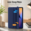 Smart Case for Samsung Galaxy Tab S7 FE 12.4" &ndash; Trifold Stand Cover with Auto Sleep/Wake &amp; S Pen Slot (SM-T730, SM-T733, SM-T736B) &ndash; Samsung Galaxy Tab S7 FE Blue | iCare