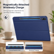 Smart Case for Samsung Galaxy Tab S7 FE 12.4" &ndash; Trifold Stand Cover with Auto Sleep/Wake &amp; S Pen Slot (SM-T730, SM-T733, SM-T736B) &ndash; Samsung Galaxy Tab S7 FE Blue | iCare