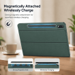 Smart Case for Samsung Galaxy Tab S7 FE 12.4" &ndash; Trifold Stand Cover with Auto Sleep/Wake &amp; S Pen Slot (SM-T730, SM-T733, SM-T736B) &ndash; Samsung Galaxy Tab S7 FE Green | iCare