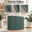 Smart Case for Samsung Galaxy Tab S7 FE 12.4" &ndash; Trifold Stand Cover with Auto Sleep/Wake &amp; S Pen Slot (SM-T730, SM-T733, SM-T736B) &ndash; Samsung Galaxy Tab S7 FE Green | iCare