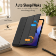 Smart Case for Samsung Galaxy Tab S7 Plus 12.4" &ndash; Trifold Stand Cover with Auto Sleep/Wake &amp; S Pen Slot (SM-T970, SM-T975, SM-T976B) &ndash; Black | iCare