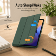 Smart Case for Samsung Galaxy Tab S7 Plus 12.4" &ndash; Trifold Stand Cover with Auto Sleep/Wake &amp; S Pen Slot (SM-T970, SM-T975, SM-T976B) &ndash; Green | iCare