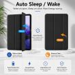 Smart Case for Samsung Galaxy Tab S8+ 12.4" &ndash; Trifold Stand Cover with Auto Sleep/Wake &amp; S Pen Slot (SM-X800, SM-X806) | iCare