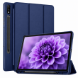Smart Case for Samsung Galaxy Tab S8+ 12.4" &ndash; Trifold Stand Cover with Auto Sleep/Wake &amp; S Pen Slot (SM-X800, SM-X806) &ndash; Samsung Galaxy Tab S8+ Blue | iCare