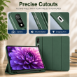 Smart Case for Samsung Galaxy Tab S8+ 12.4" &ndash; Trifold Stand Cover with Auto Sleep/Wake &amp; S Pen Slot (SM-X800, SM-X806) &ndash; Samsung Galaxy Tab S8+ Green | iCare