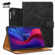 Folio Case for Lenovo Tab K10 10.3" &ndash; PU Leather Stand Cover with Card Slots &amp; Magnetic Closure (TB-X6C6F, TB-X6C6X) &ndash; Black | iCare