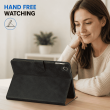 Folio Case for Lenovo Tab K10 10.3" &ndash; PU Leather Stand Cover with Card Slots &amp; Magnetic Closure (TB-X6C6F, TB-X6C6X) &ndash; Black | iCare