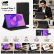 Lenovo K11 Gen 2 11" Tablet Case Cover TB336FU/TB336ZU | Premium PU Leather Smart Flip Cover with Auto Sleep/Wake, Multi-Angle Stand &amp; Card Holder &ndash; Black | iCare
