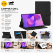 Lenovo K11 Gen 2 11" Tablet Case Cover TB336FU/TB336ZU | Premium PU Leather Smart Flip Cover with Auto Sleep/Wake, Multi-Angle Stand &amp; Card Holder &ndash; Black | iCare