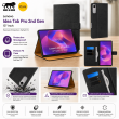 Lenovo Idea Tab Pro 2nd Gen 13" Case Cover 2026 | Premium Deer Texture PU Leather Flip Case with Auto Sleep/Wake, Multi-Angle Stand &amp; Card Holder &ndash; Black | iCare