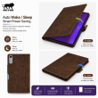 Lenovo Idea Tab Pro 2nd Gen 13" Case Cover 2026 | Premium Deer Texture PU Leather Flip Case with Auto Sleep/Wake, Multi-Angle Stand &amp; Card Holder &ndash; Brown | iCare