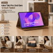 Lenovo Idea Tab Pro 2nd Gen 13" Case Cover 2026 | Premium Deer Texture PU Leather Flip Case with Auto Sleep/Wake, Multi-Angle Stand &amp; Card Holder &ndash; Brown | iCare