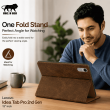 Lenovo Idea Tab Pro 2nd Gen 13" Case Cover 2026 | Premium Deer Texture PU Leather Flip Case with Auto Sleep/Wake, Multi-Angle Stand &amp; Card Holder &ndash; Brown | iCare
