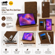 Lenovo Idea Tab Pro 2nd Gen 13" Case Cover 2026 | Premium Deer Texture PU Leather Flip Case with Auto Sleep/Wake, Multi-Angle Stand &amp; Card Holder &ndash; Brown | iCare