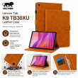 Lenovo Tab K9 TB30XU Smart Case | Premium Leather Flip Cover with Stand &amp; Auto Wake/Sleep &ndash; Golden Brown | iCare