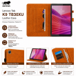 Lenovo Tab K9 TB30XU Smart Case | Premium Leather Flip Cover with Stand &amp; Auto Wake/Sleep &ndash; Golden Brown | iCare