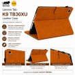 Lenovo Tab K9 TB30XU Smart Case | Premium Leather Flip Cover with Stand &amp; Auto Wake/Sleep &ndash; Golden Brown | iCare