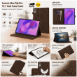 Lenovo Idea Tab Pro 12.7 Inch Smart Case | Premium PU Leather Flip Cover with Auto Wake/Sleep &amp; Stand &ndash; Brown | iCare
