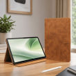 Lenovo Tab Plus 11.5 TB351FU Smart Flip Cover | Premium PU Leather Case with Card Holder &amp; Stand By iCare &ndash; Golden Brown | iCare