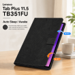Lenovo Tab Plus 11.5 TB351FU Smart Flip Cover | Premium PU Leather Case with Card Holder &amp; Stand By iCare &ndash; Black | iCare