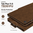 Lenovo Tab Plus 11.5 TB351FU Smart Flip Cover | Premium PU Leather Case with Card Holder &amp; Stand By iCare &ndash; Brown | iCare